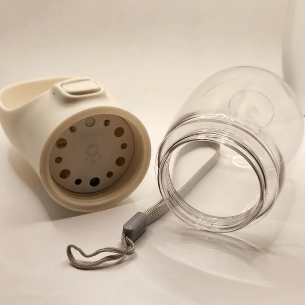 Portable Dog Water Bottle Cream Color 350 ML‎